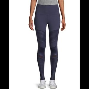 Alo Yoga High Waist Moto Leggings Rich‎ Navy 4